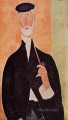 hombre con pipa el notario de Niza 1918 Amedeo Modigliani
